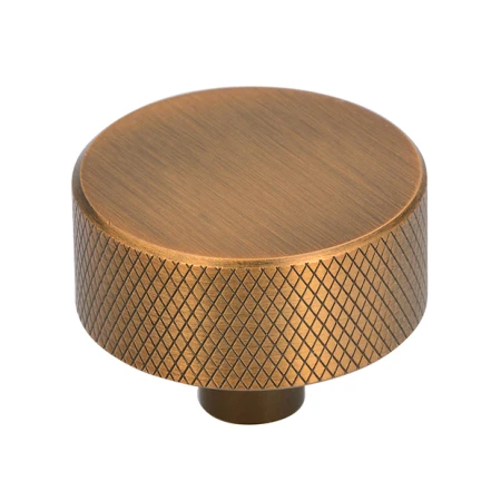 gałka meblowa 2464 złoto patyna 33 mm