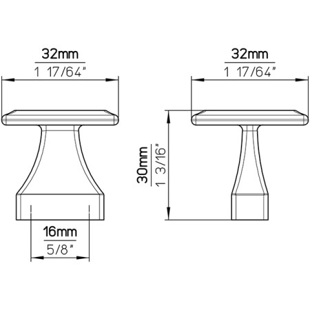 gałka meblowa 2439 wymiary