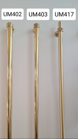 porównanie długich mosiężnych relingów 100 cm