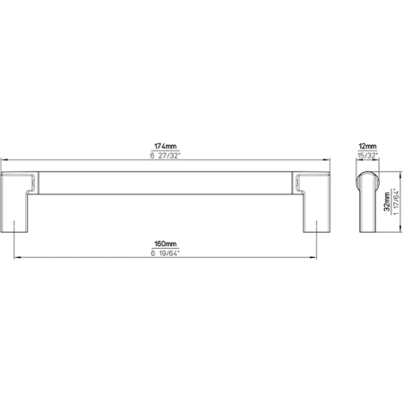 reling meblowy 2565 złoto patyna 160 wymiary