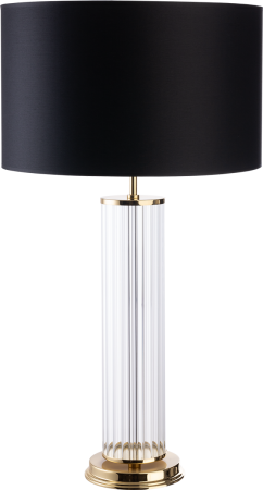 lampa Empoli złota z czarnym abażurem