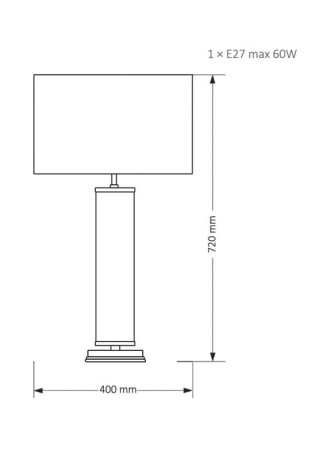 lampa Empoli wymiary