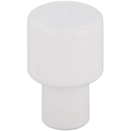 Gałka meblowa 2508 biały mat 16