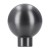gałka meblowa Milo antracyt 24 mm bok