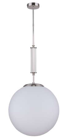 lampa Artu glass duza kula nikiel
