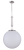 lampa Artu glass duza kula nikiel