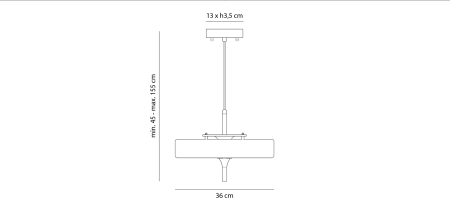 lampa wisząca Chicago wymiary