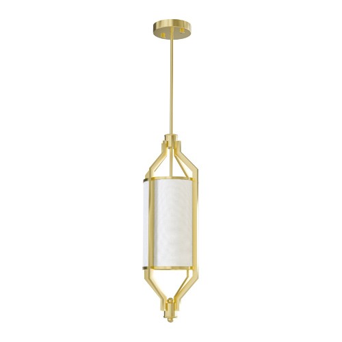 Przejdź do produktu Lampa wisząca Zundo złoto szczotkowane