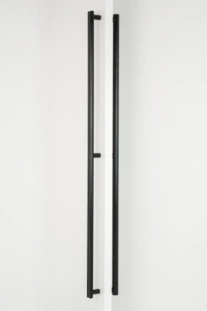 Uchwyt meblowy podłużny Moon BIG 1056 mm czarny dwustronny