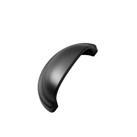 Uchwyt muszla BARON 64 mm czarny mat