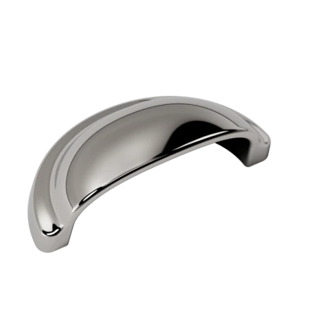 uchwyt muszelka BARON 64 mm nikiel polerowany