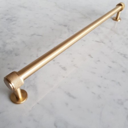 uchwyt reling do szuflad drzwi mosiężny matowy złoto satyna RM310