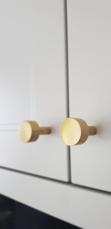 gałka meblowa GM101 mosiądz szczotkowany