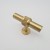 uchwyt meblowy mosięzny Tbar GM121 z diamentowaniem MSL