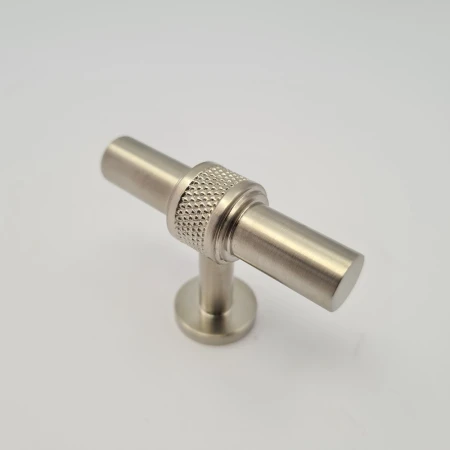 uchwyt meblowy mosiężny Tbar GM121 z diamentowaniem NS