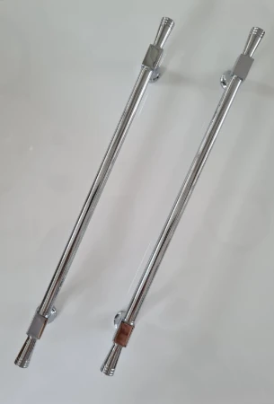 uchwyt meblowy do szuflad mosiężny kolor chrom RM304