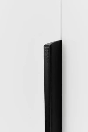 uchwyt krawędziowy edge czarny 350 mm na froncie w pionie