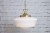 mosiężna lampa wisząca Saga do kuchni