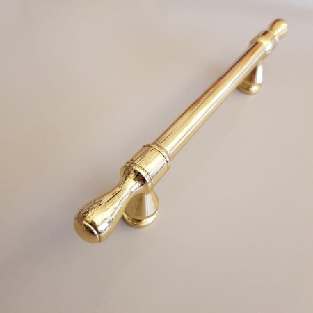 Uchwyt reling meblowy RM302 kolor złoto polerowane