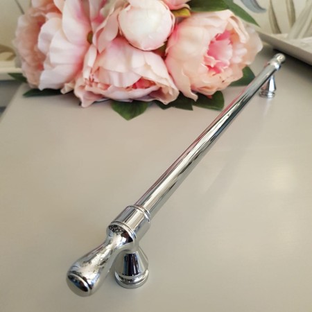 Uchwyt reling meblowy RM302 kolor nikiel