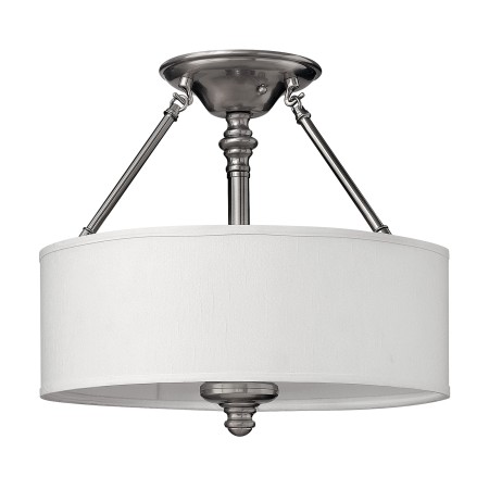 lampa sufitowa Sussex satynowy nikiel hksussexsf