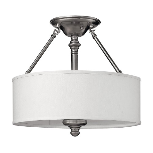 Przejdź do produktu lampa sufitowa Sussex satynowy nikiel