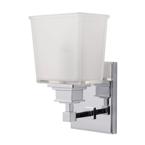 Przejdź do produktu kinkiet łazienkowy Aylesbury  srebrny ze szklanym kloszem