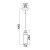 lampa wisząca łazienkowa Admiral simple chrom wymiary