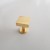 złota gałka mosiężna GM124 kwadratowa