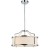 lampa wisząca Pera S z białym abażurem chrom pera-cromo-s