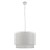 lampa wisząca Sofia 2 z abażurem we wzór biała 81031