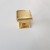 złota gałka mosiężna GM118 kwadratowa