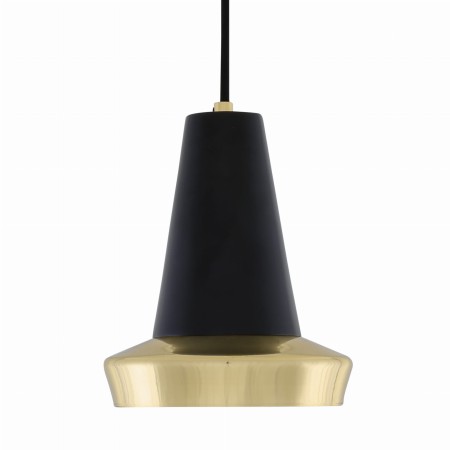 Lampa wisząca Purus złoto czarna