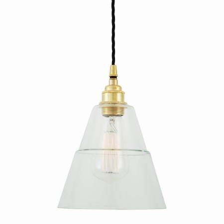 Szklana lampa wisząca do kuchni,  jadalni, przedpokoju
