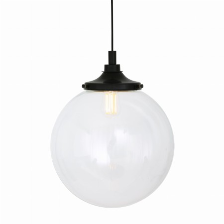 Lampa wisząca szklana kula