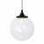 Lampa wisząca szklana kula