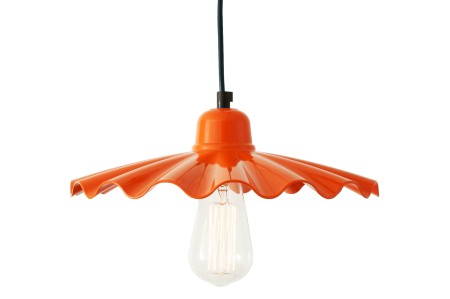 Lampa wisząca Athabaska, pomarańczowa