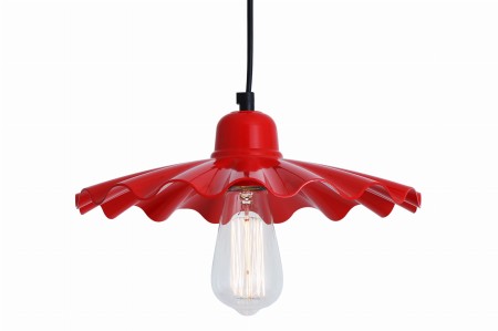 Lampa wisząca Athabaska, czerwona