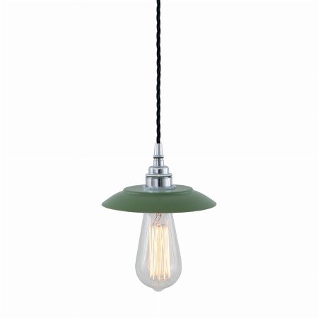 Lampa wisząca Nelson, szałwiowa zieleń