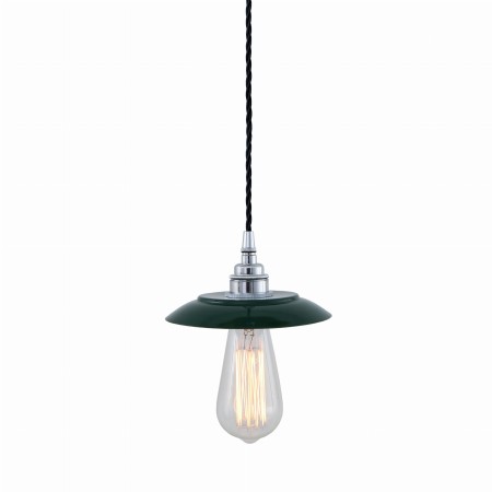 Lampa wisząca Nelson, butelkowa zieleń