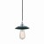 Lampa wisząca Nelson, butelkowa zieleń