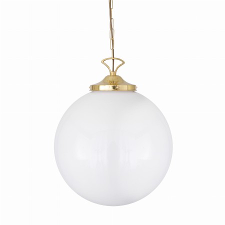 Lampa wisząca Yerevan polerowany mosiądz 40cm