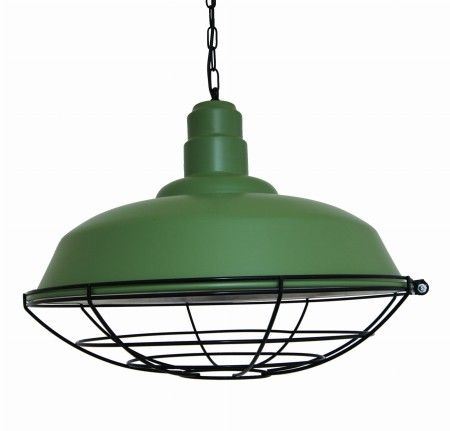 Lampa wisząca Moza, szałwiowa zieleń