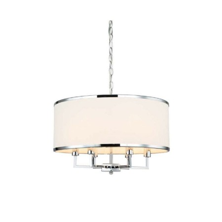 Lampa wisząca Jauza, chrom, Hamptons