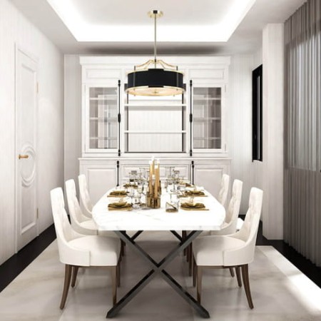 Lampa do jadalni w stylu New York, Hamptons, Modern classic