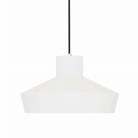 Lampa wisząca, biała ze złotym wnętrzem