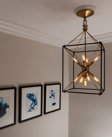 Lampa Stella z mosiądzu