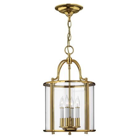 lampa latarenka do przedpokoju kuchni złota Gentry M