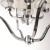 lampa w stylu new york z białymi abażurami P04380WH
