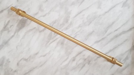 Uchwyt reling meblowy mosiężny RM314 złoty